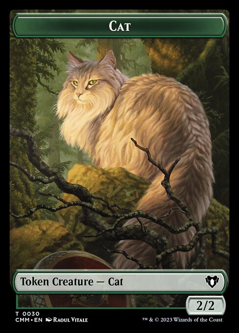 Image of Eldrazi // Cat (0030) Double-Sided Token [Commander Masters Tokens]
