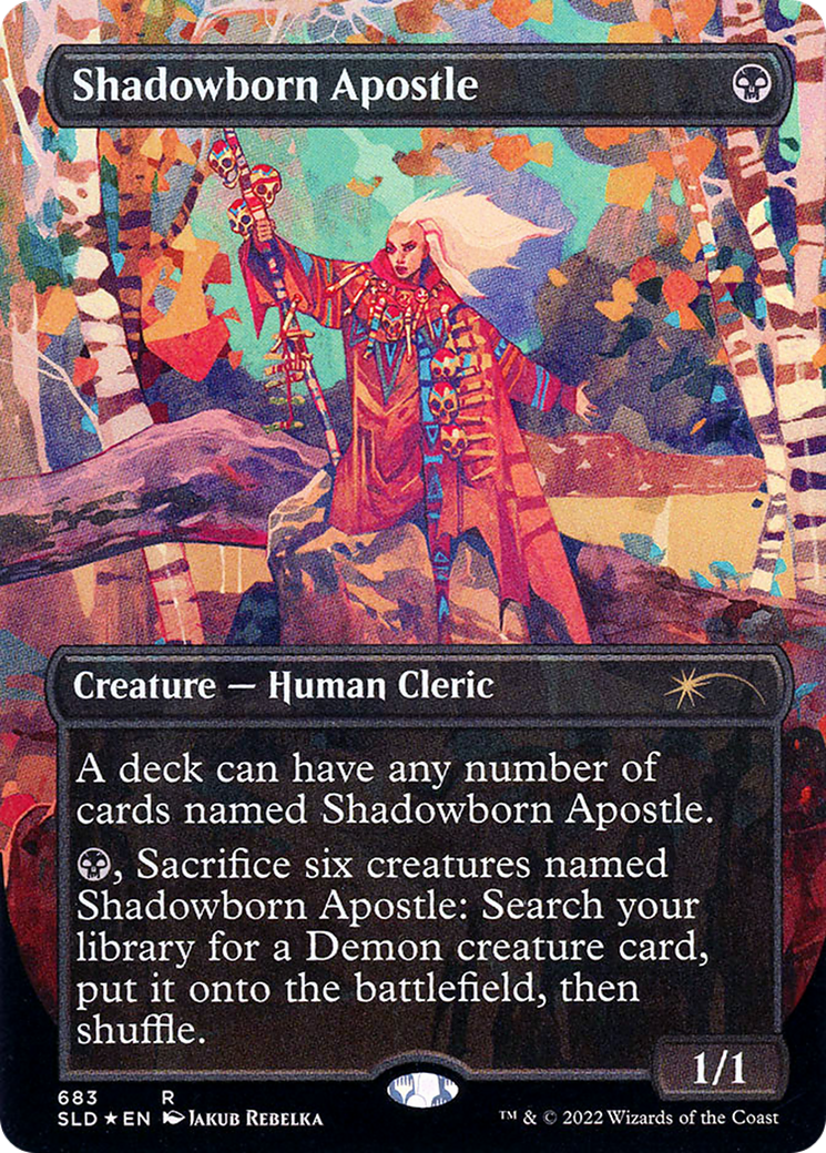 Image of Shadowborn Apostle (Borderless) (683) [Secret Lair Drop Promos]