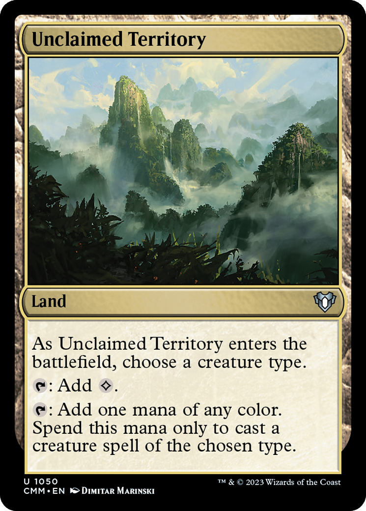 Image of Unclaimed Territory [Commander Masters]