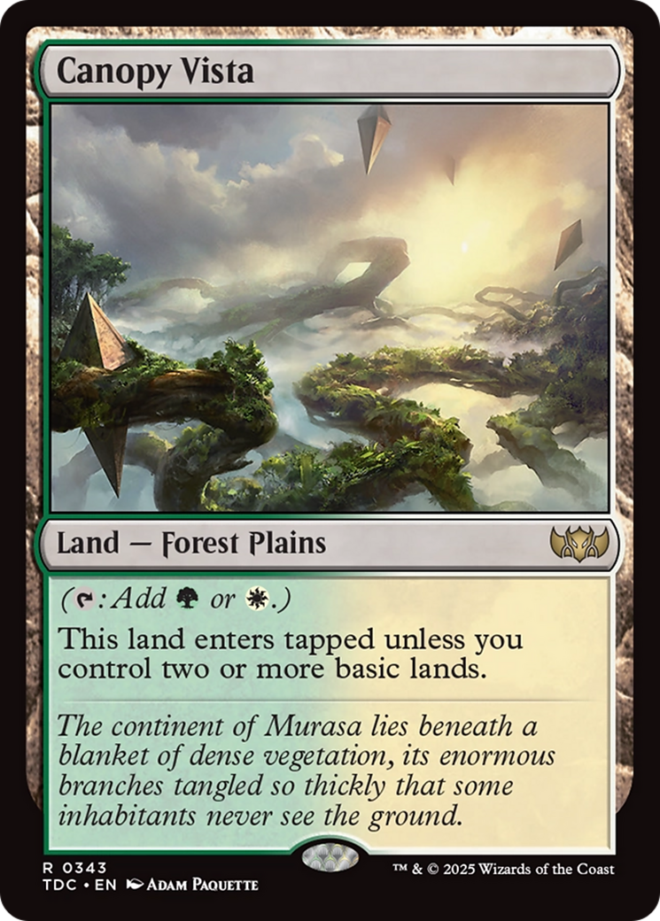 Image of Canopy Vista [Tarkir: Dragonstorm Commander]