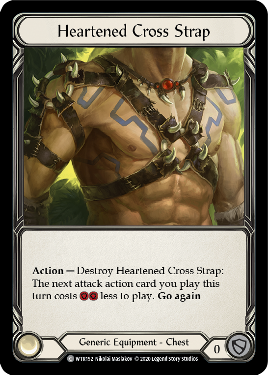 Image of Heartened Cross Strap [U-WTR152] (Welcome to Rathe Unlimited)  Unlimited Normal