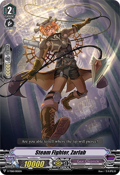 Image of Steam Fighter, Zarlab (V-TD10/005EN) [Chronojet]