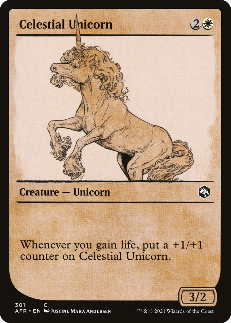 Image of Celestial Unicorn (Showcase) [Dungeons & Dragons: Adventures in the Forgotten Realms]