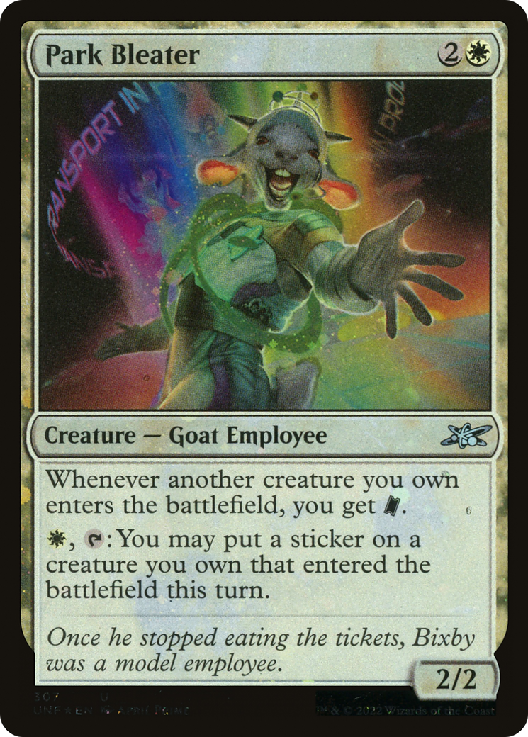 Image of Park Bleater (Galaxy Foil) [Unfinity]
