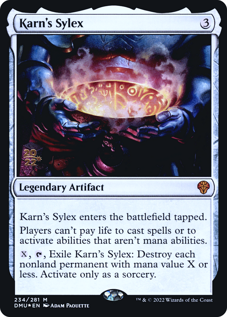 Image of Karn's Sylex [Dominaria United Prerelease Promos]