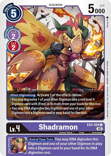 Image of Shadramon [EX3-058] [Revision Pack Cards]