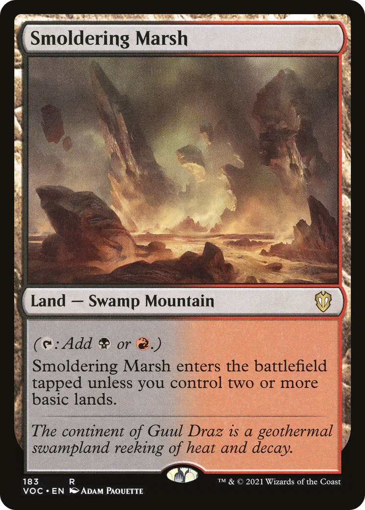 Image of Smoldering Marsh [Innistrad: Crimson Vow Commander]
