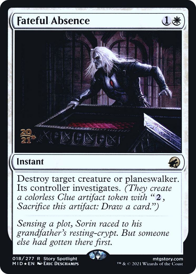 Image of Fateful Absence [Innistrad: Midnight Hunt Prerelease Promos]