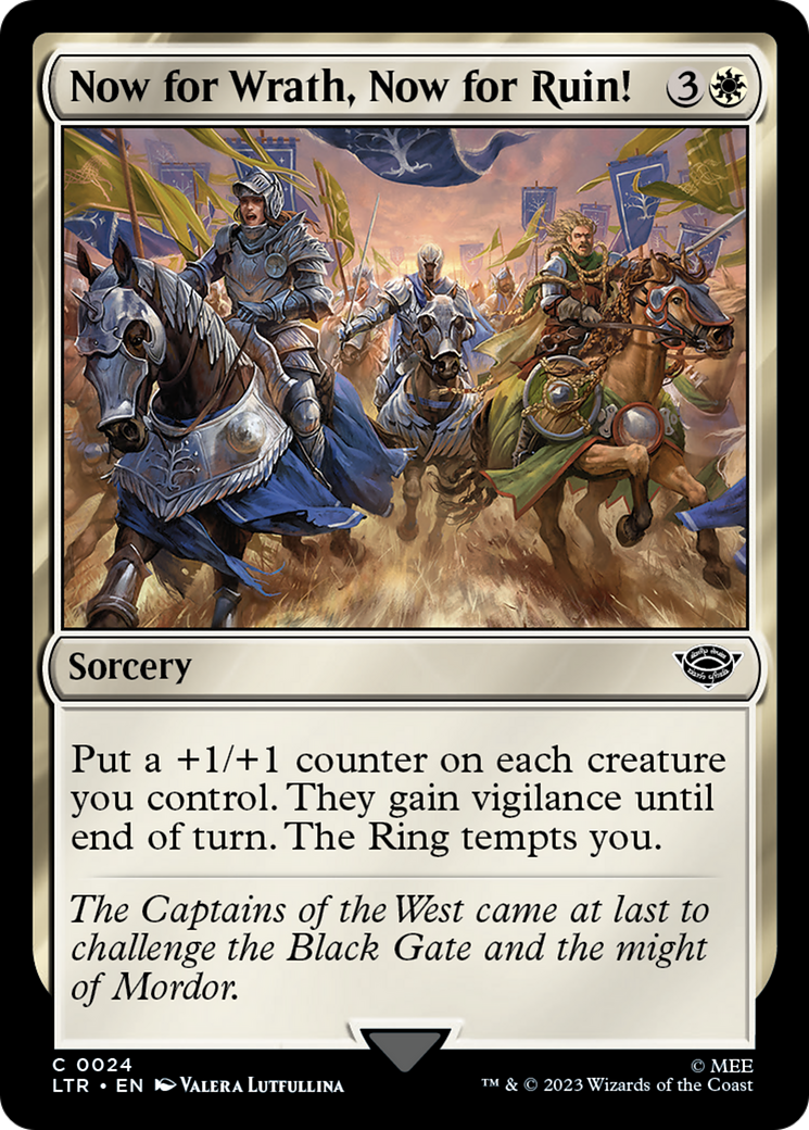 Image of Now for Wrath, Now for Ruin! [The Lord of the Rings: Tales of Middle-Earth]