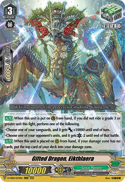 Image of Gifted Dragon, Eikthlaera (D-VS02/074EN) [V Clan Collection Vol.2]