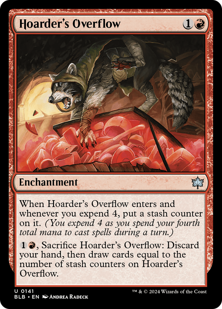 Image of Hoarder's Overflow [Bloomburrow]