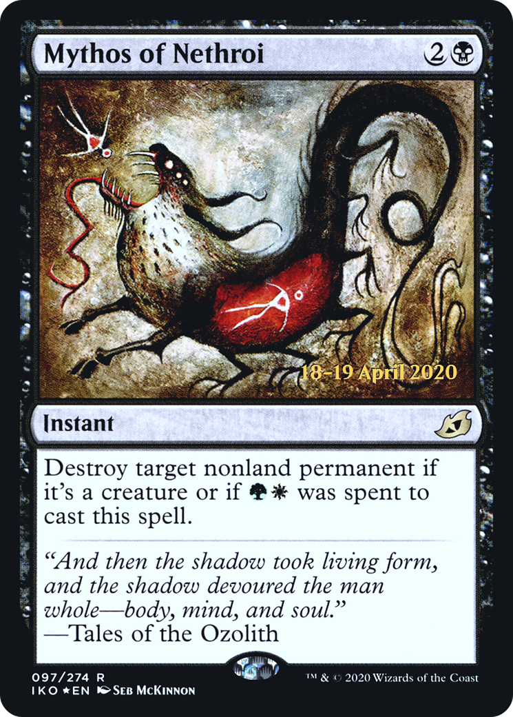 Image of Mythos of Nethroi [Ikoria: Lair of Behemoths Prerelease Promos]