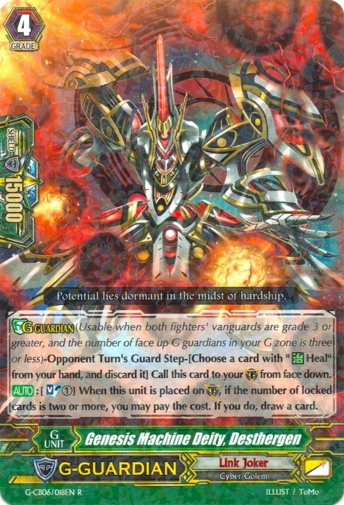 Image of Genesis Machine Deity, Desthergen (G-CB06/018EN) [Rondeau of Chaos and Salvation]