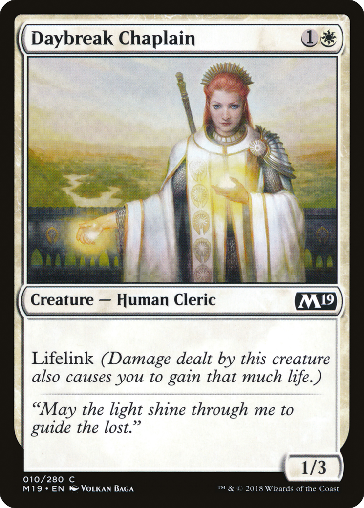 Image of Daybreak Chaplain [Core Set 2019]