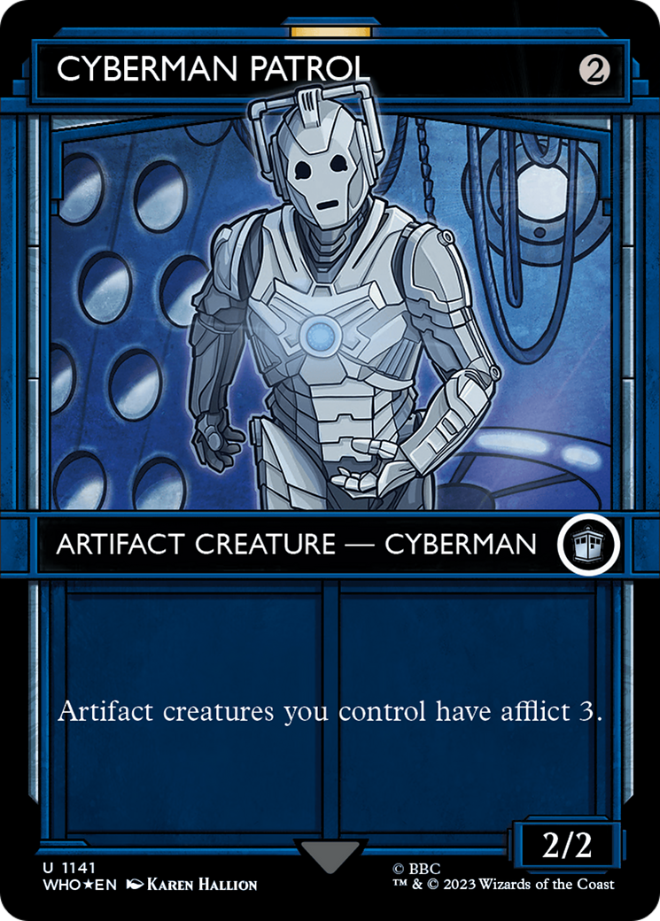 Image of Cyberman Patrol (Showcase) (Surge Foil) [Doctor Who]