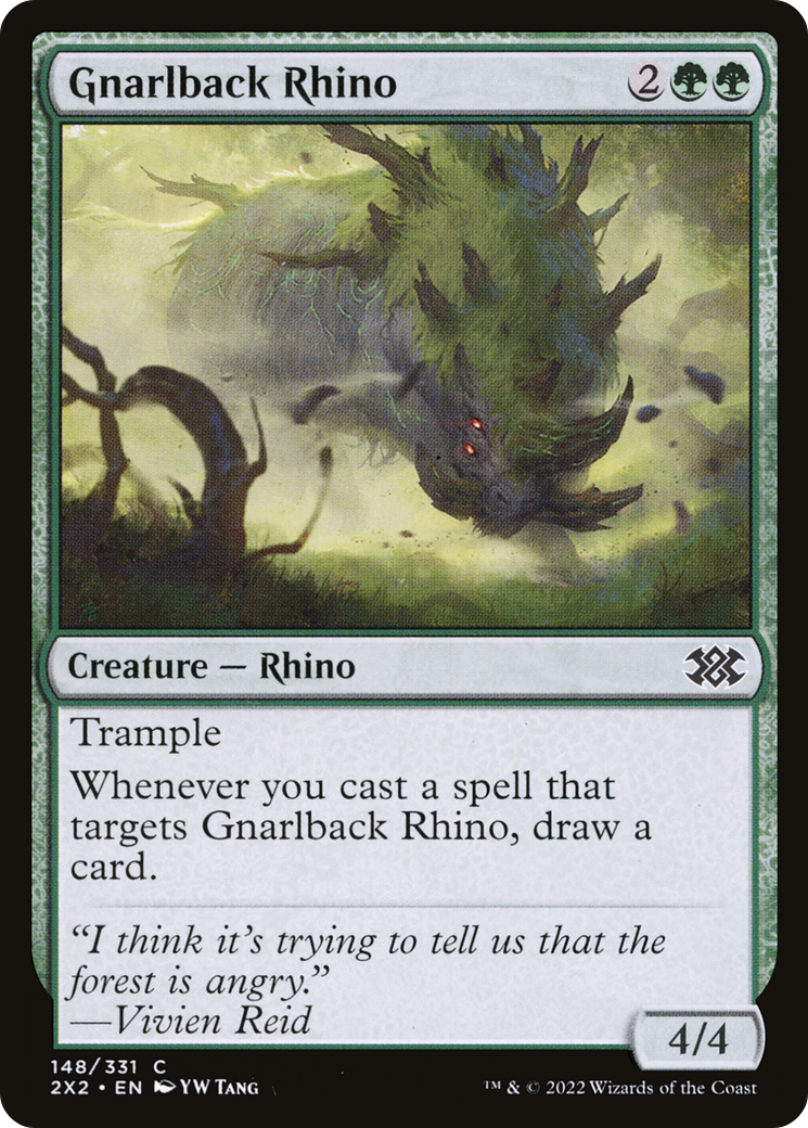Image of Gnarlback Rhino [Double Masters 2022]