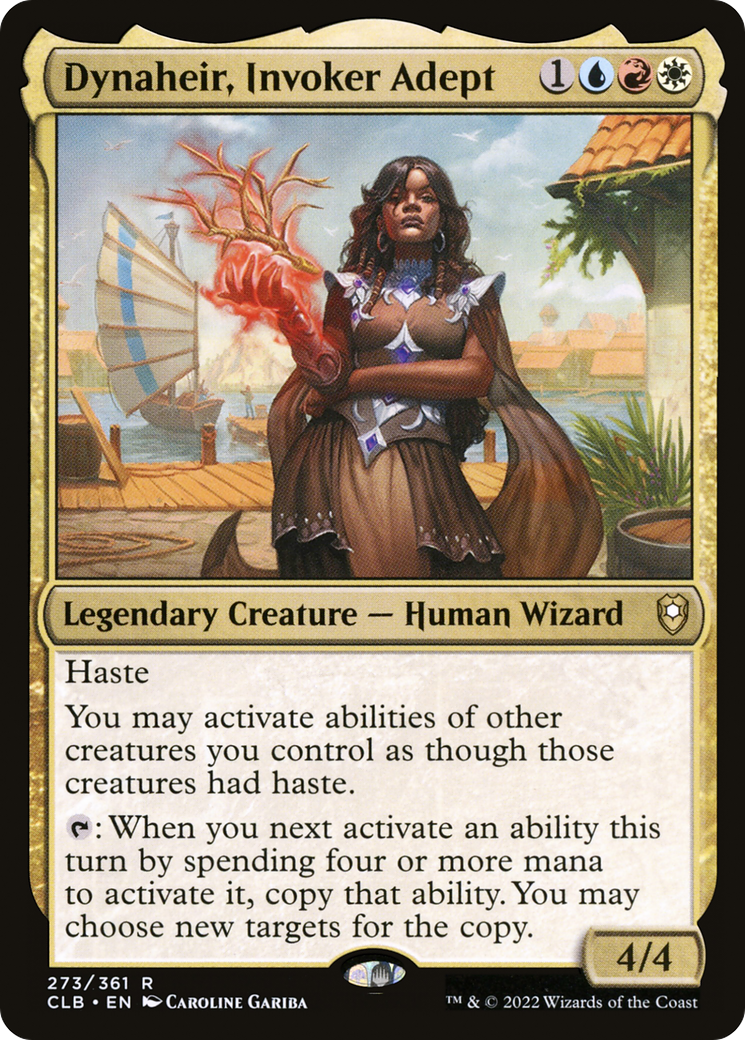 Image of Dynaheir, Invoker Adept [Commander Legends: Battle for Baldur's Gate]