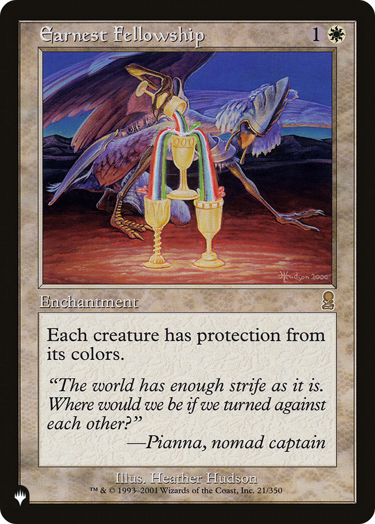 Image of Earnest Fellowship [The List]