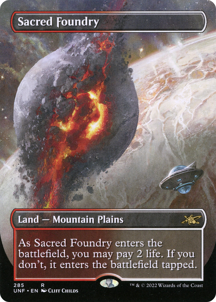 Image of Sacred Foundry (Borderless) [Unfinity]