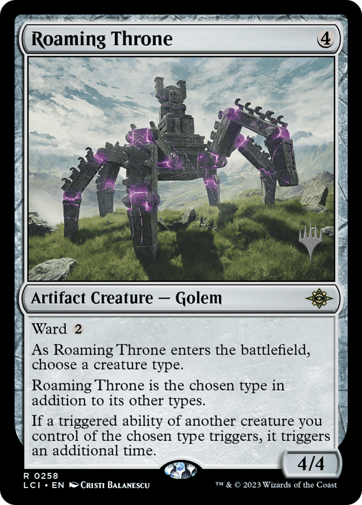 Image of Roaming Throne (Promo Pack) [The Lost Caverns of Ixalan Promos]