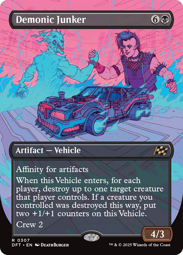 Image of Demonic Junker (Borderless) [Aetherdrift]