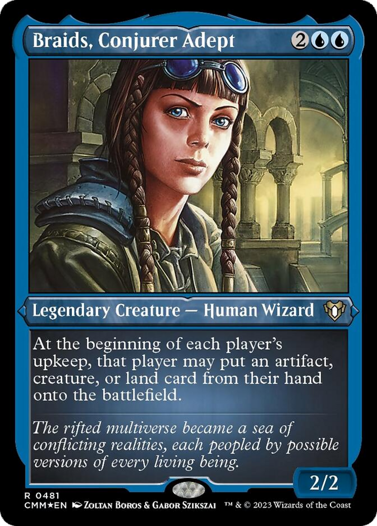 Image of Braids, Conjurer Adept (Foil Etched) [Commander Masters]