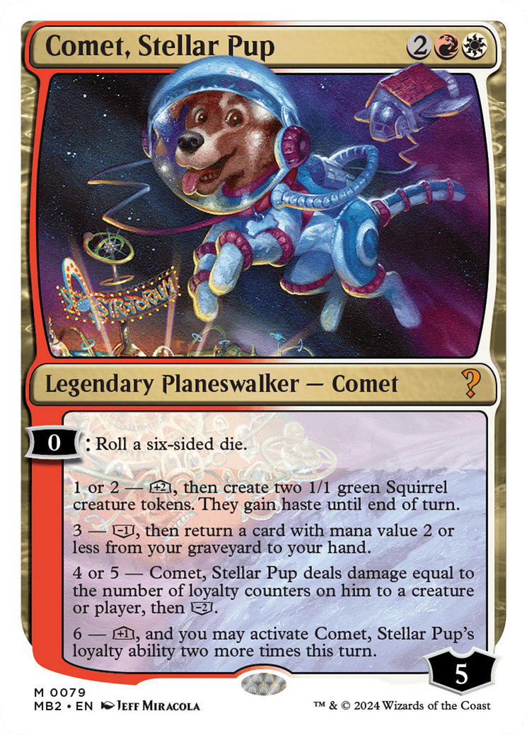 Image of Comet, Stellar Pup [Mystery Booster 2]