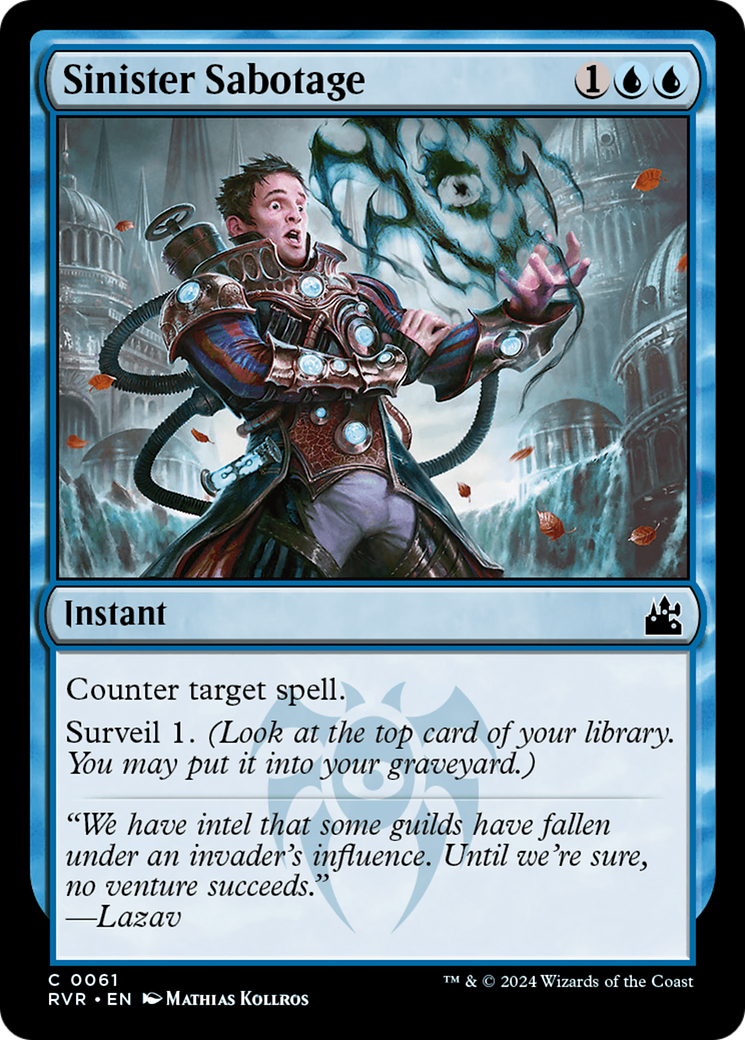 Image of Sinister Sabotage [Ravnica Remastered]