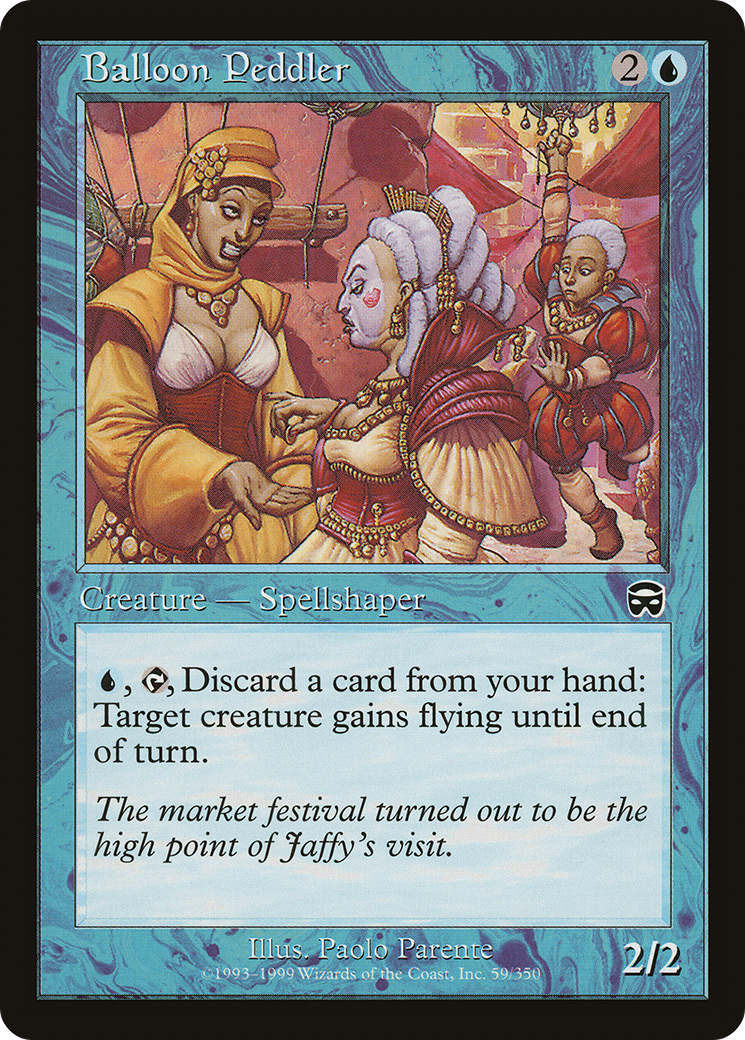 Image of Balloon Peddler [Mercadian Masques]