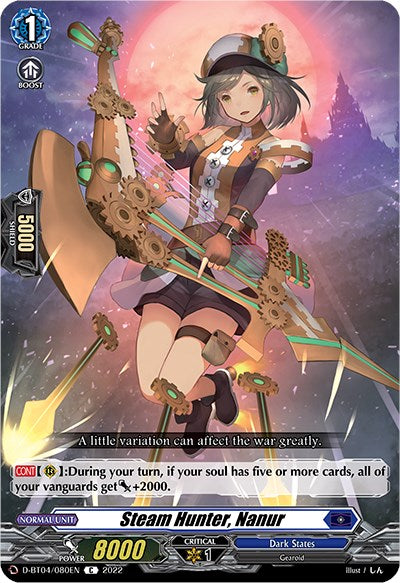 Image of Steam Hunter, Nanur (D-BT04/080EN) [Awakening of Chakrabarthi]