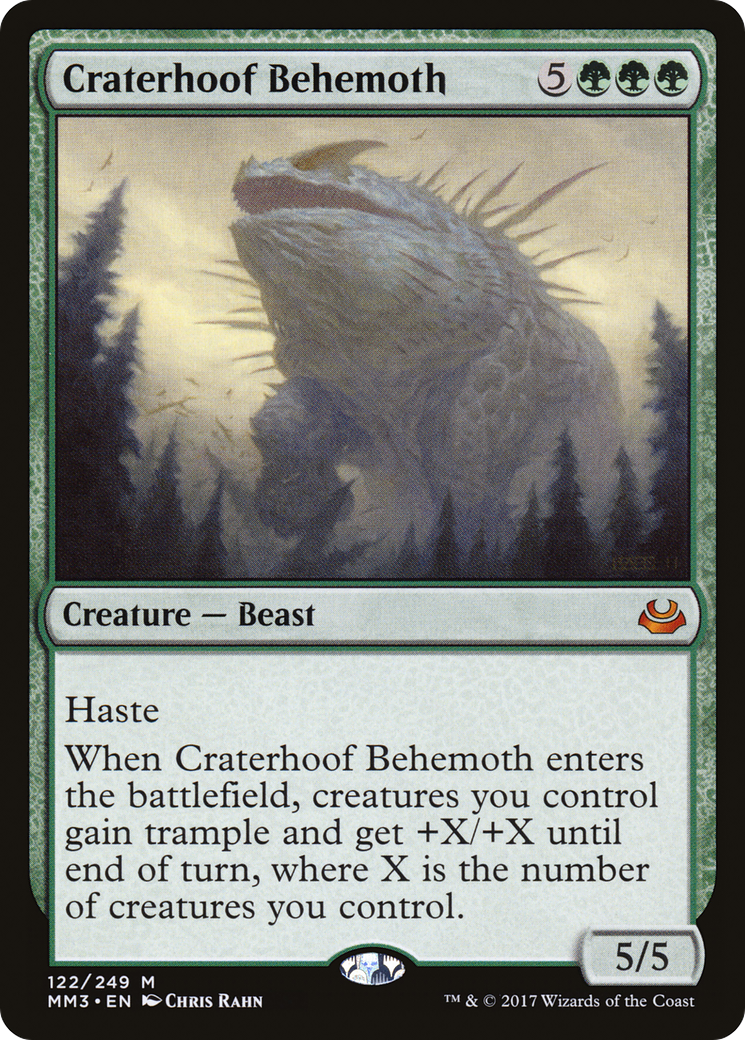 Image of Craterhoof Behemoth [Modern Masters 2017]