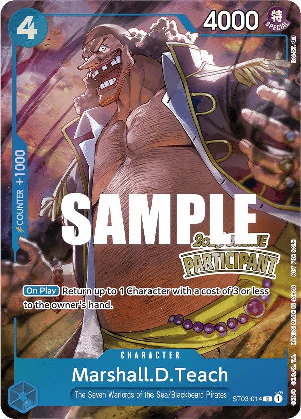 Image of Marshall.D.Teach (Online Regional 2023) [Participant] [One Piece Promotion Cards]