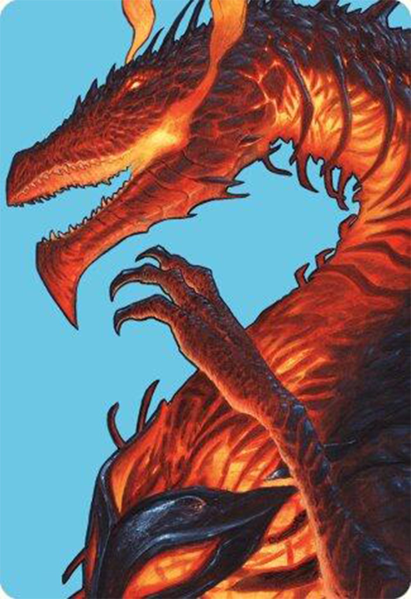 Image of Herigast, Erupting Nullkite Art Card [Modern Horizons 3 Art Series]