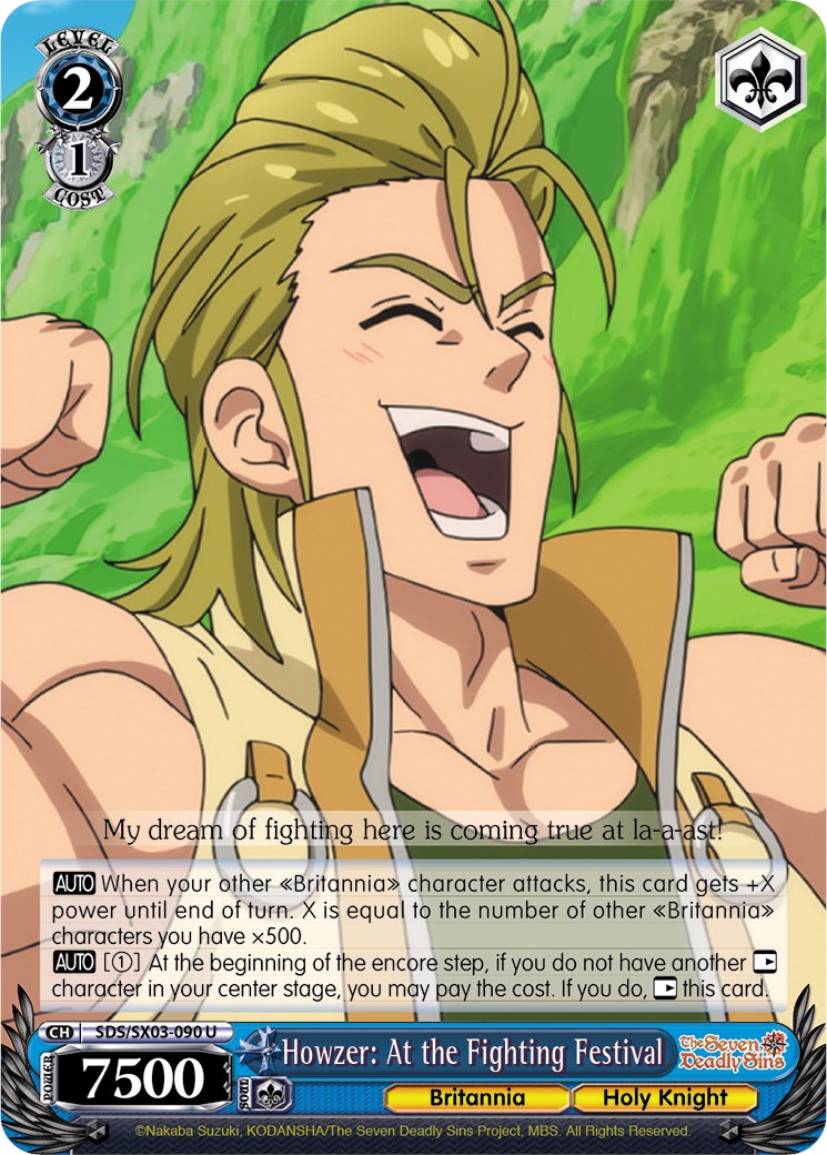 Image of Howzer: At the Fighting Festival (SDS/SX03-090 U) [The Seven Deadly Sins]