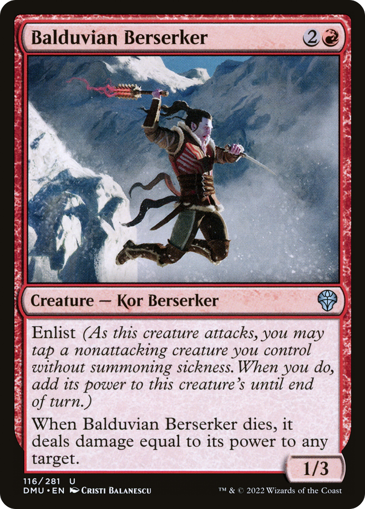 Image of Balduvian Berserker [Dominaria United]