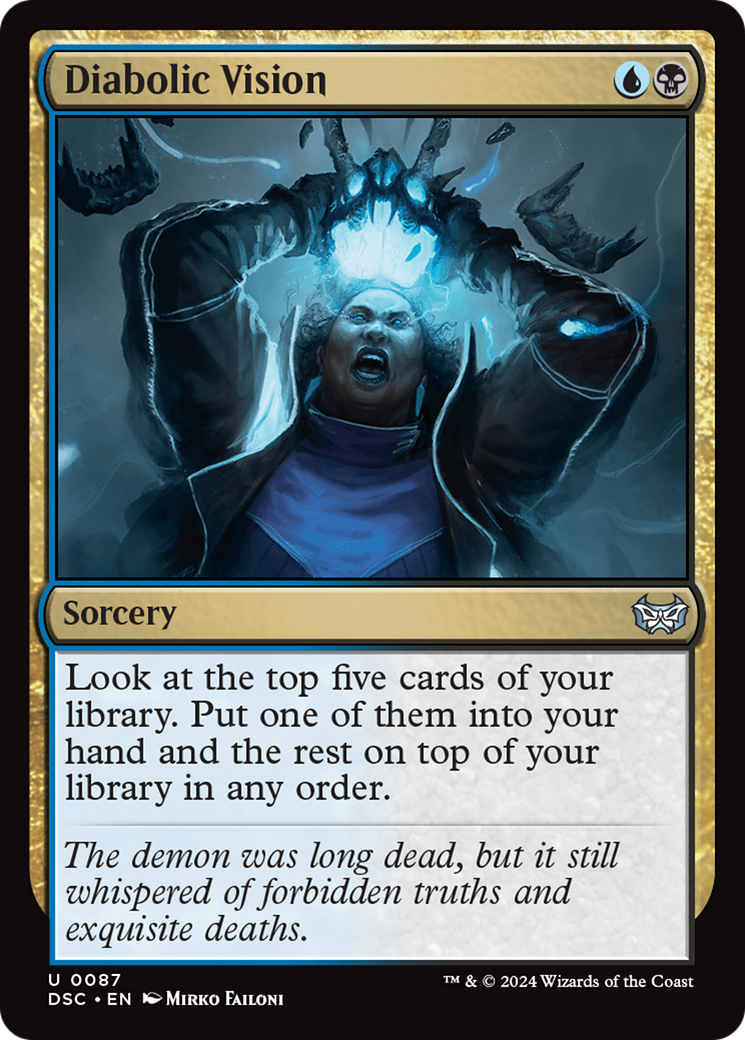 Image of Diabolic Vision [Duskmourn: House of Horror Commander]