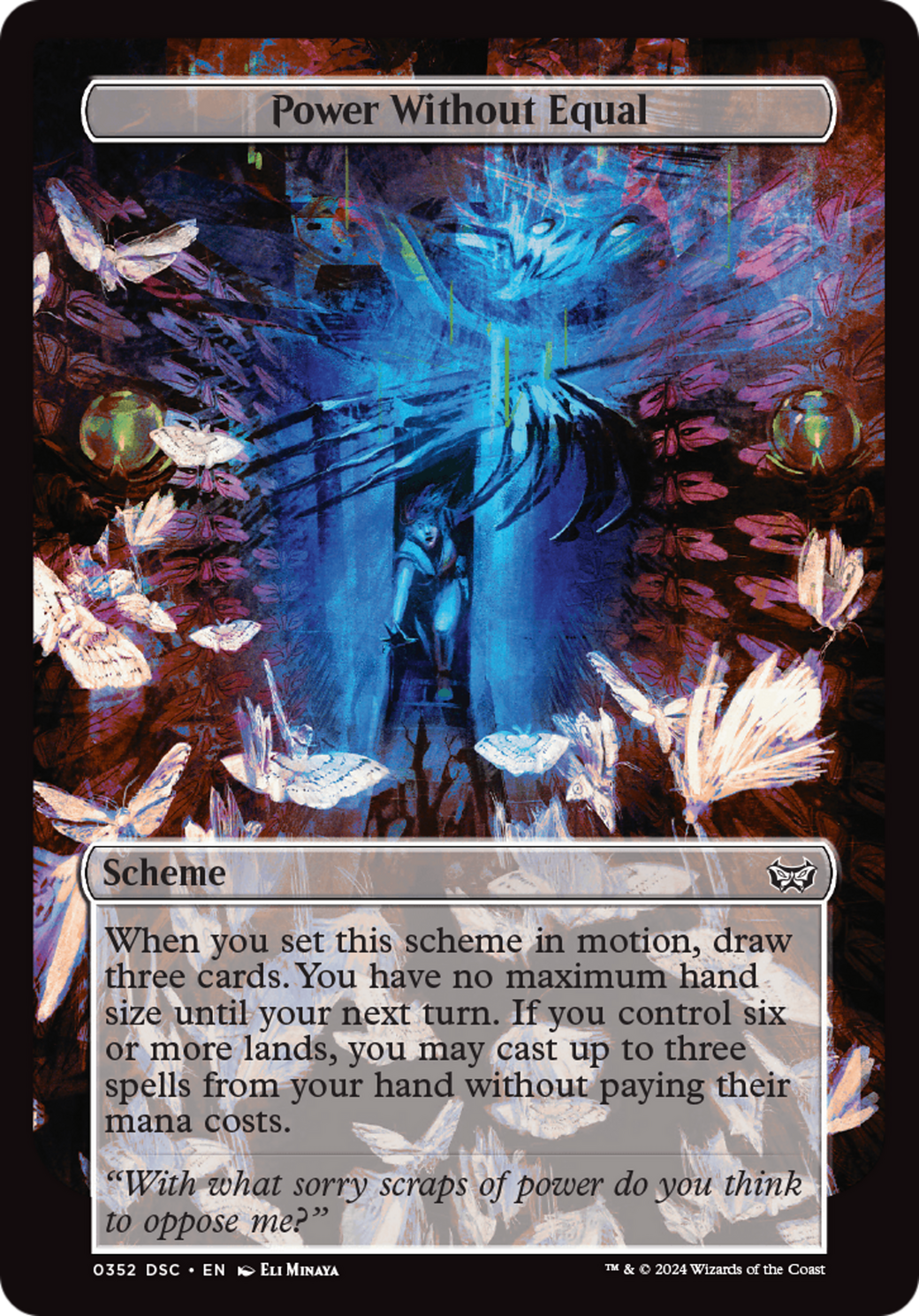 Image of Power Without Equal (Full Art) [Duskmourn: Archenemy]