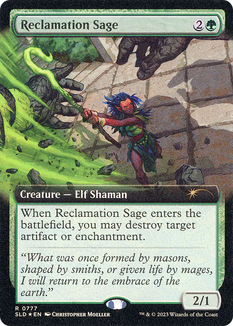 Image of Reclamation Sage (Extended Art) [Secret Lair Drop Series]