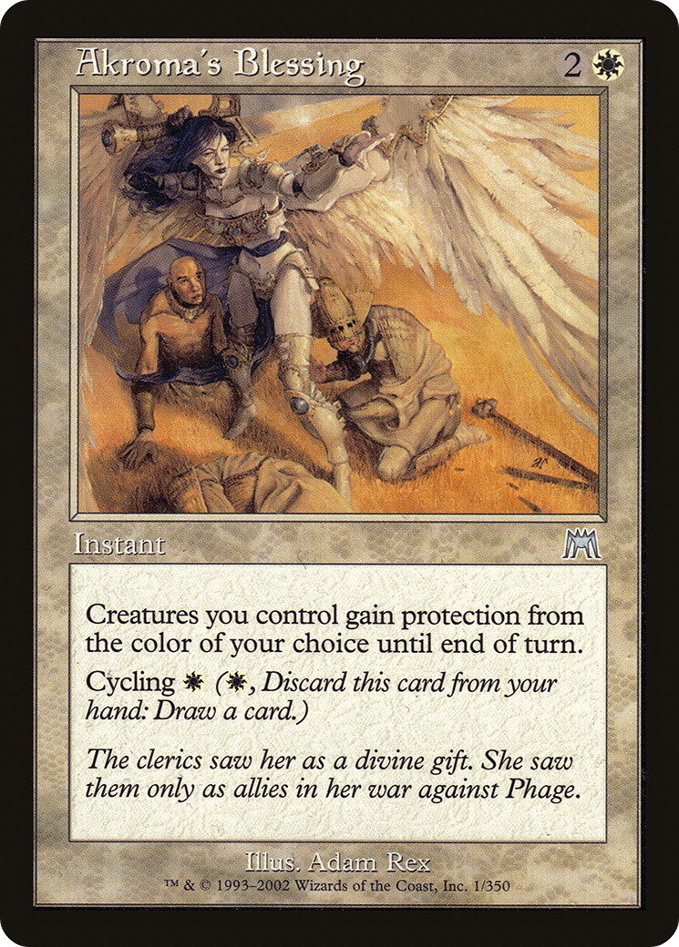 Image of Akroma's Blessing [Onslaught]