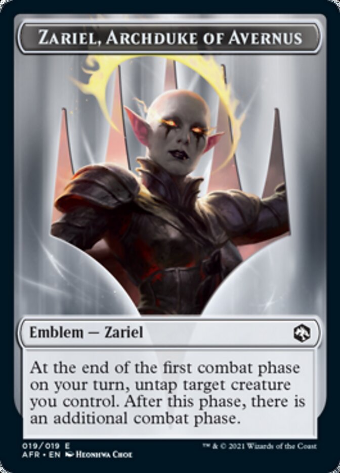 Image of Zariel, Archduke of Avernus Emblem [Dungeons & Dragons: Adventures in the Forgotten Realms Tokens]
