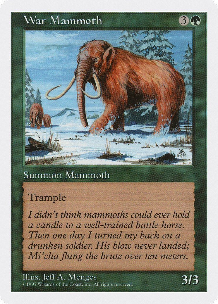 Image of War Mammoth [Fifth Edition]