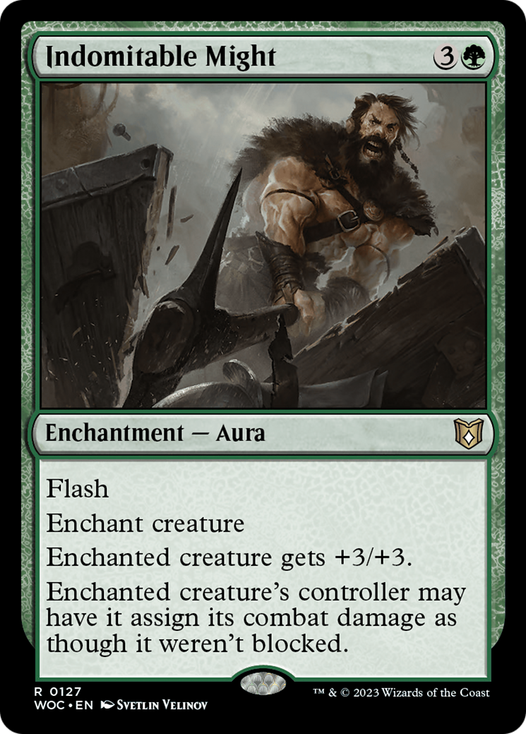 Image of Indomitable Might [Wilds of Eldraine Commander]
