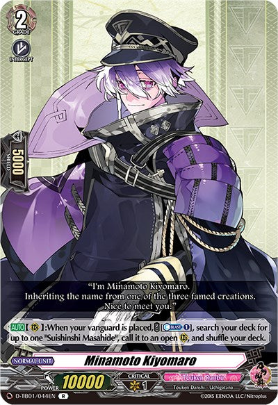 Image of Minamoto Kiyomaro (D-TB01/044EN) [Touken Ranbu: ONLINE 2021]
