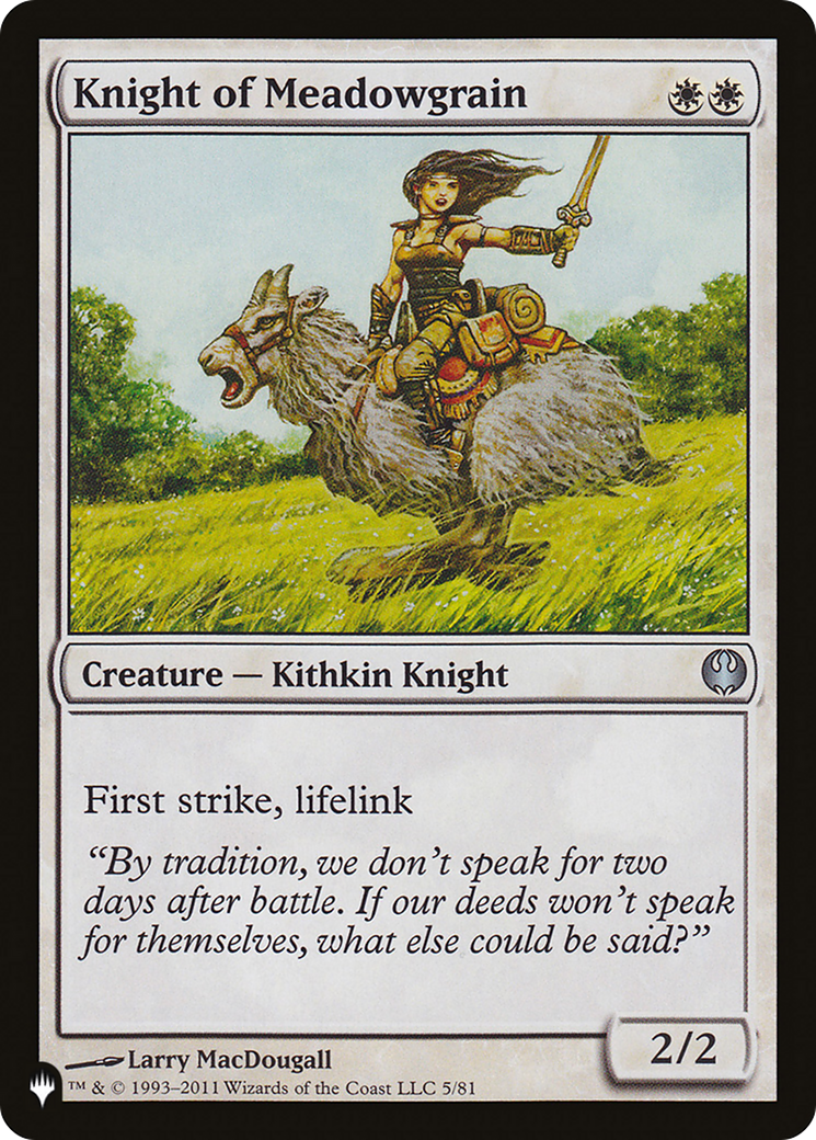 Image of Knight of Meadowgrain [The List]
