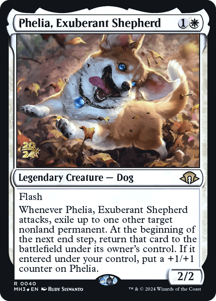 Image of Phelia, Exuberant Shepherd [Modern Horizons 3 Prerelease Promos]
