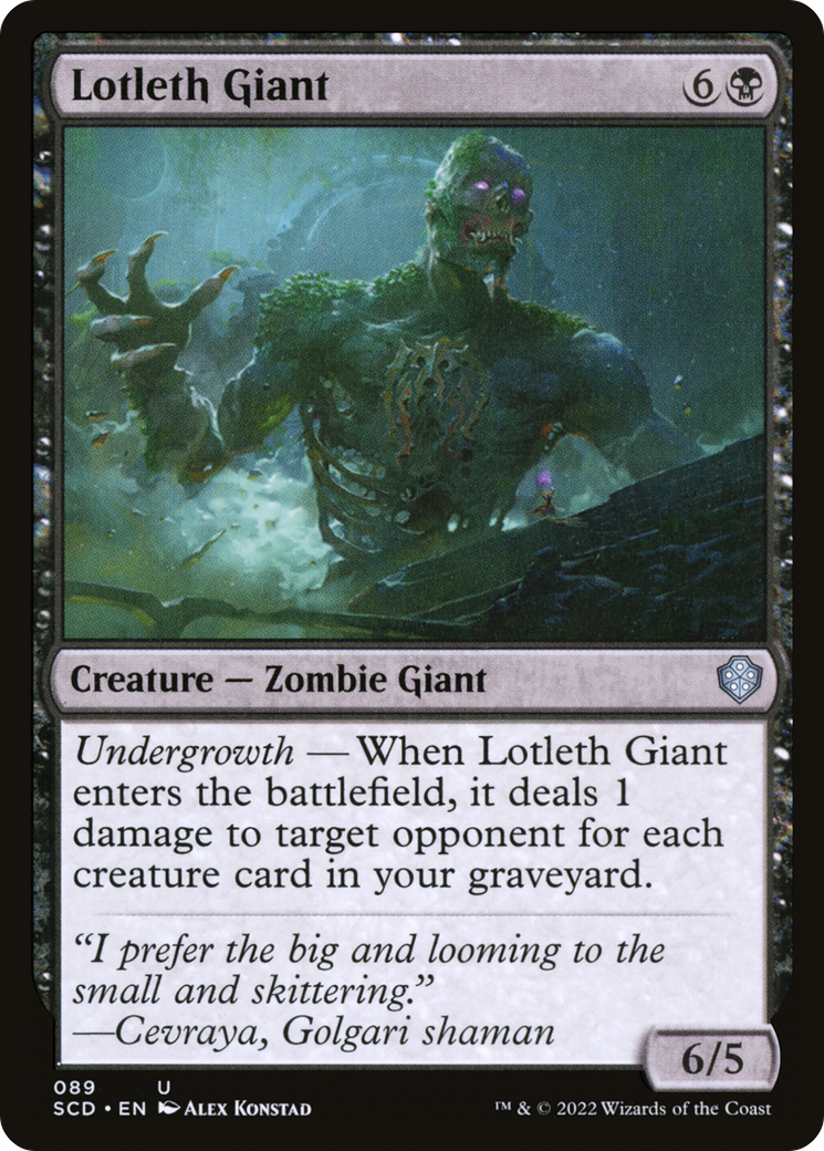 Image of Lotleth Giant [Starter Commander Decks]