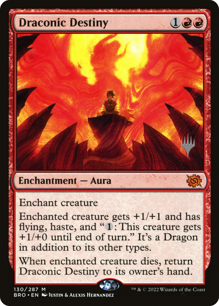 Image of Draconic Destiny (Promo Pack) [The Brothers' War Promos]
