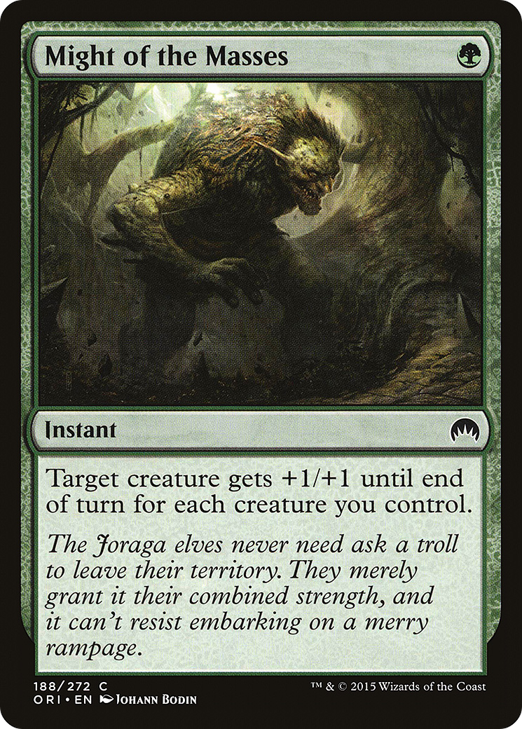 Image of Might of the Masses [Magic Origins]