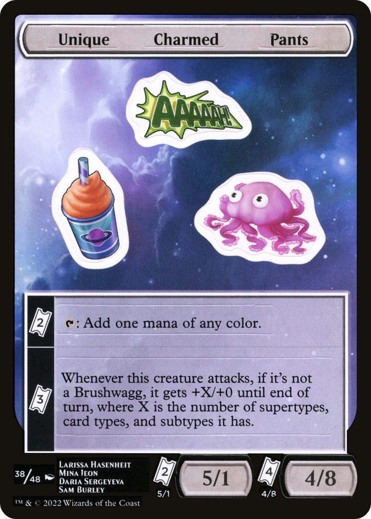 Image of Unique Charmed Pants [Unfinity Stickers]