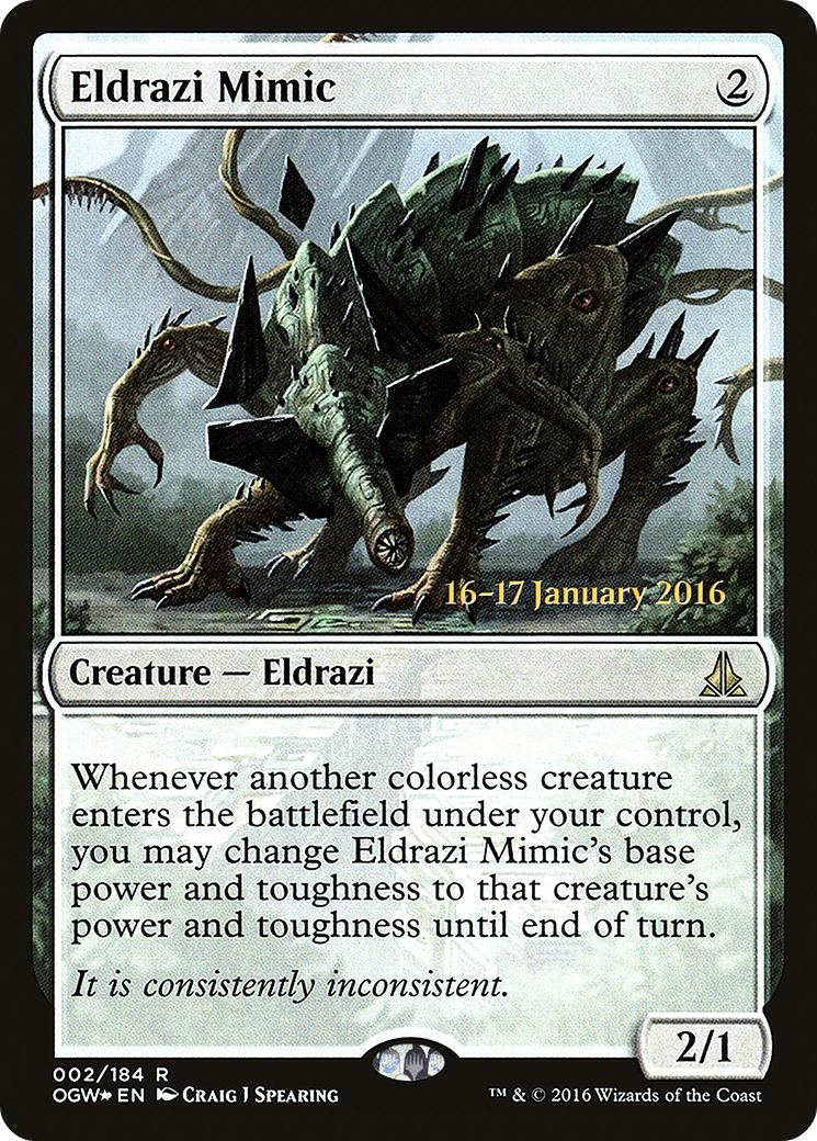 Image of Eldrazi Mimic [Oath of the Gatewatch Prerelease Promos]